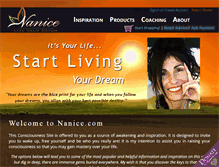 Tablet Screenshot of nanice.com
